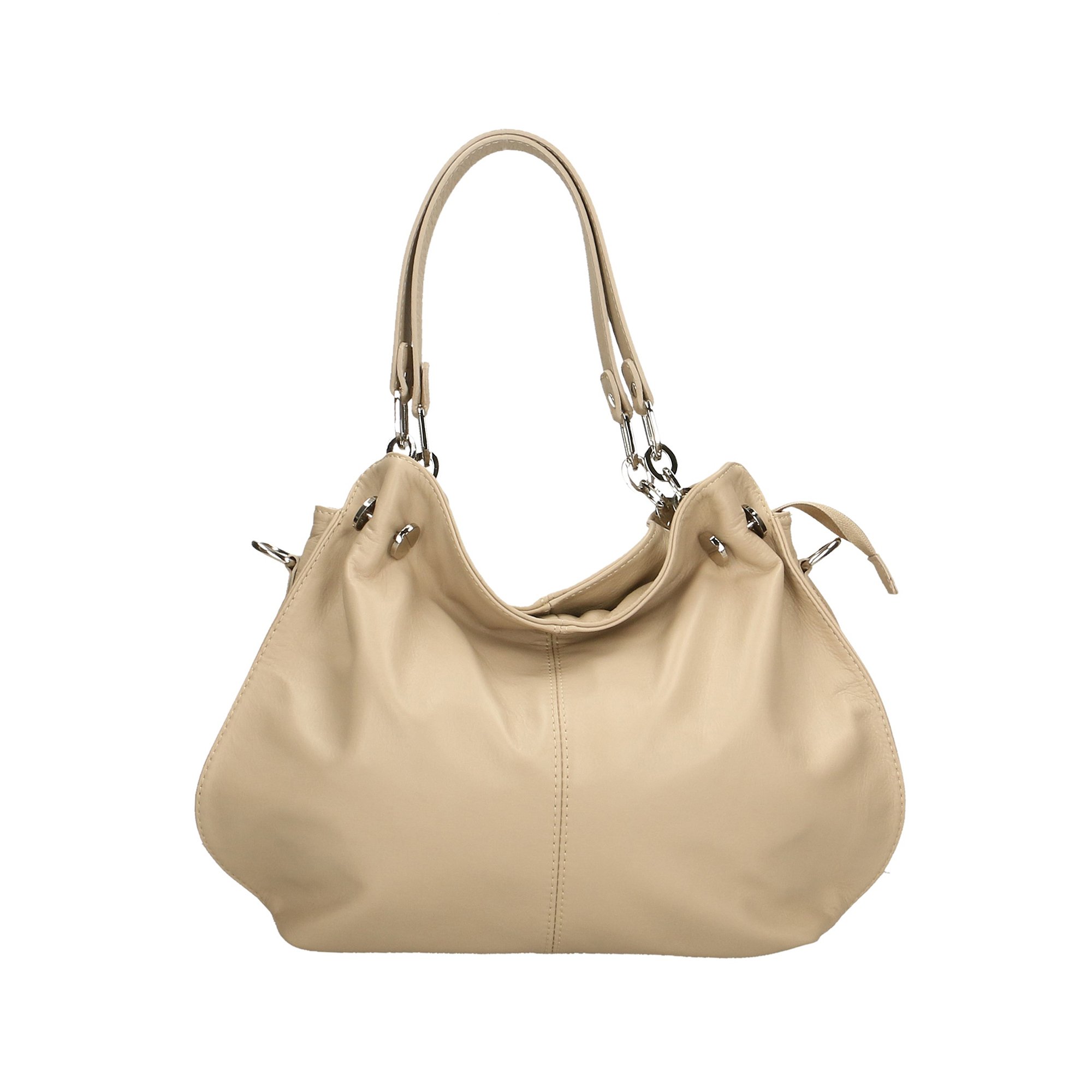 Borsa Chicca In Vera Pelle Made In Italy - Elegante E Pratica 34x31x10cm - Foto 8