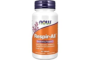 Respir-All® - Respiratory Support with Quercetin, Vitamin C, Nettle Extract and Bromelain