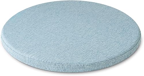 Miniatura 9 de Cojín desmontable, almohadilla redonda de espuma viscoelástica para silla, diseño antideslizante, suave, transpirable, cómodo, adecuado para sala de