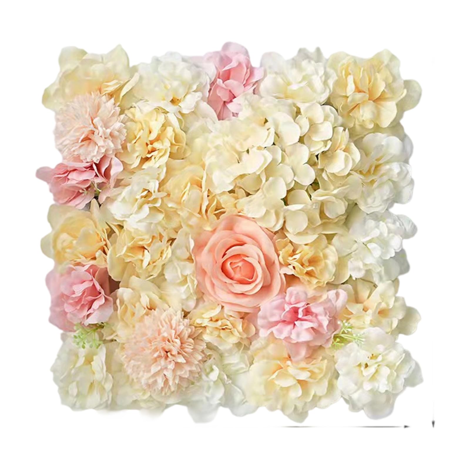 Nucelit Artificial Floral Backdrop Wall Panel Silk Roses Flower for Photography Studio and Ceremony Decoration Flower Wall Panel