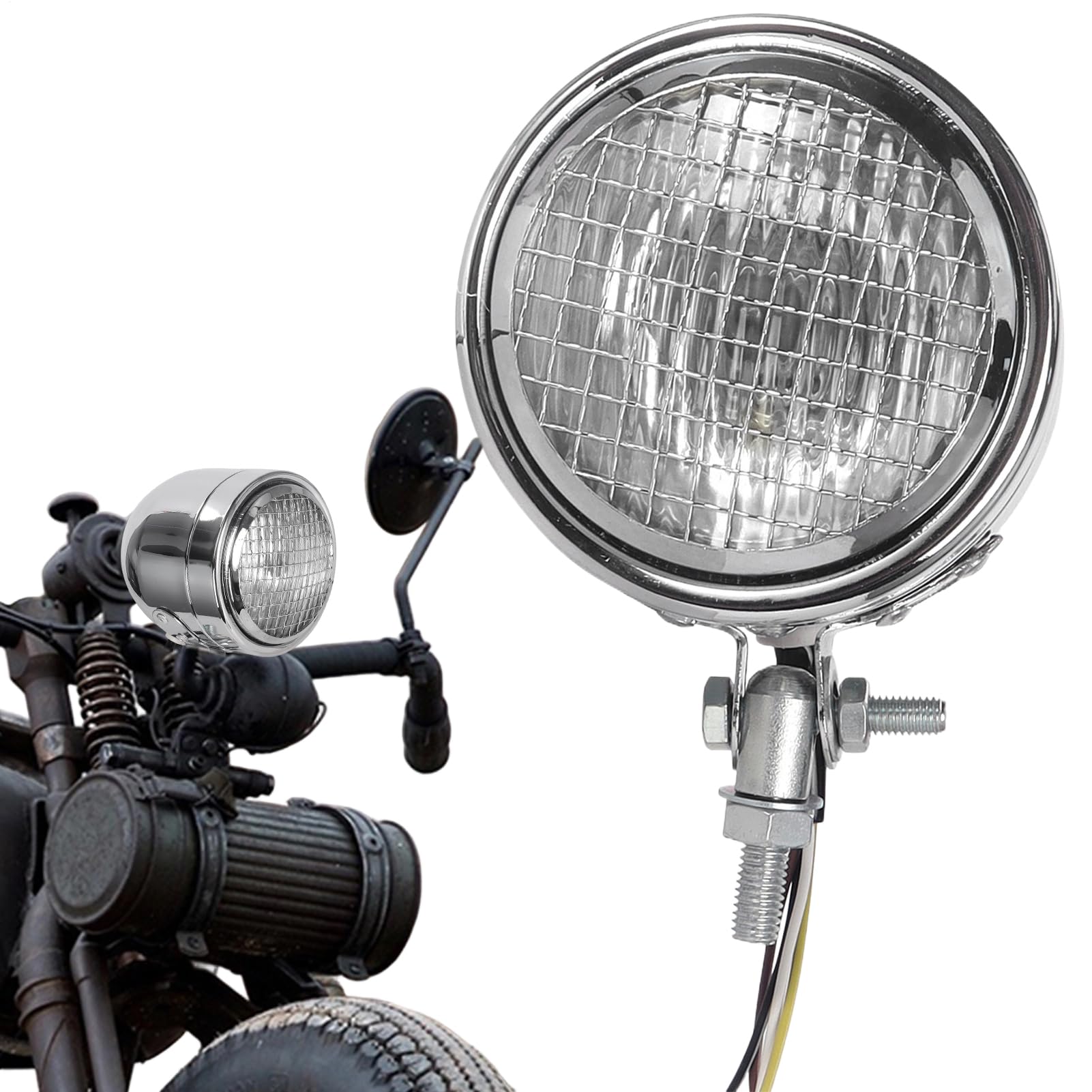 Faro Per Motocicletta Vintage Lampada Vintage Di Lunga Durata Ad Alta