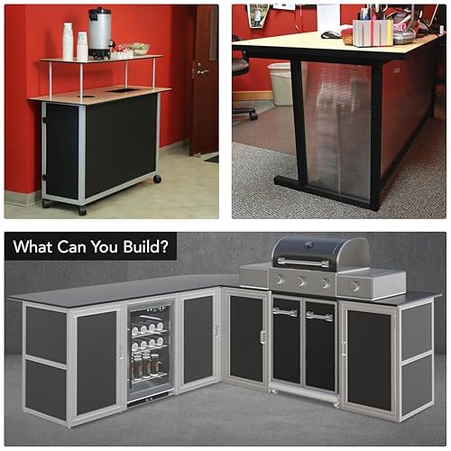 Miniatura 6 de 8020, 1503-LS, serie 15, perfil ranurado de aluminio liso triple tri-ranurado de 1.5 x 1.5 pulgadas, extrusión de aluminio suave 8020 T (72 pulgadas