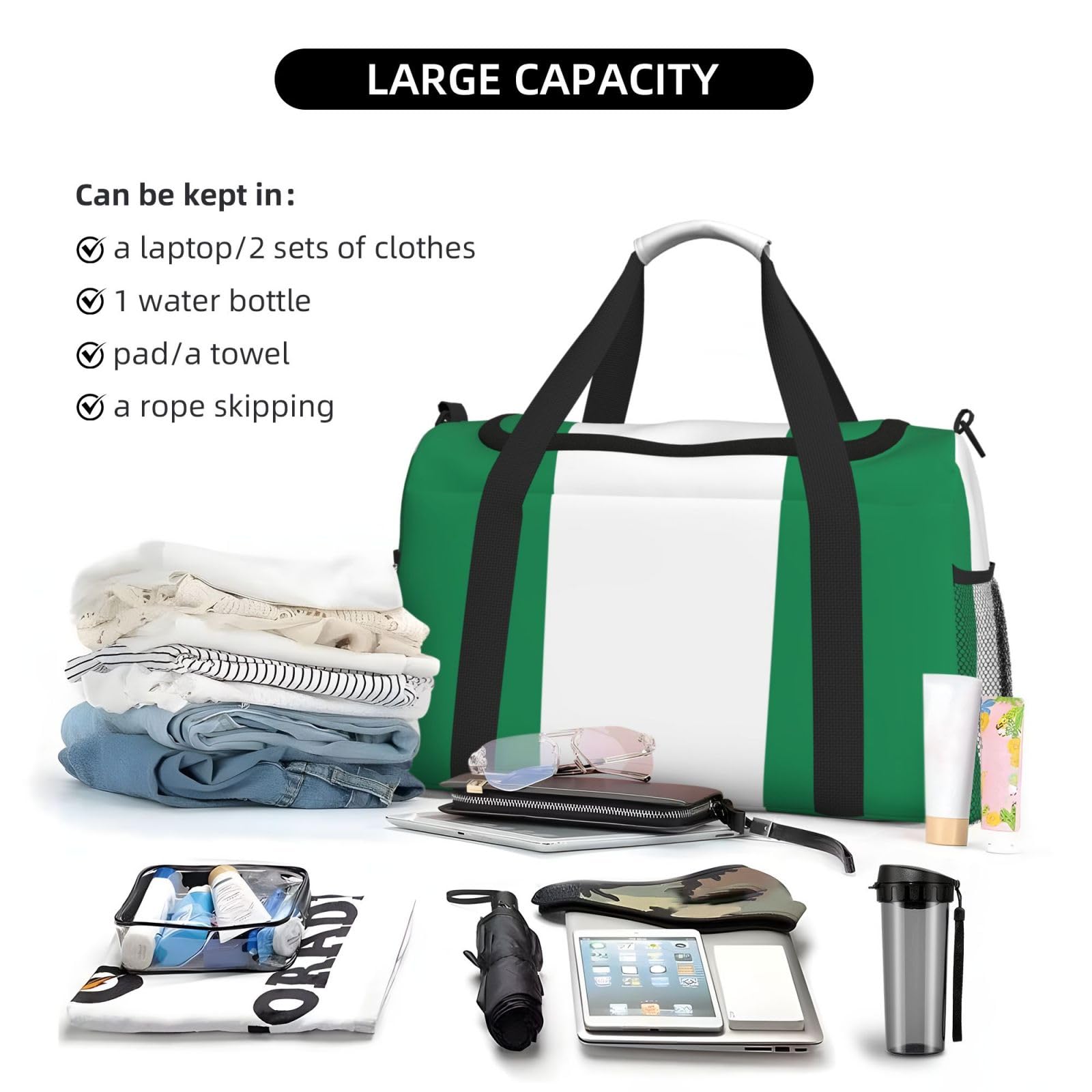 Flaga Nigerii torba na ramię kobiety mężczyźni podróżna torba crossbody torebka torba na ramię torebki robocze codzienna torba hobo