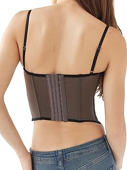 Amazon.com: BaronHong Lace Corset Top Sexy Vintage Bustier Tops