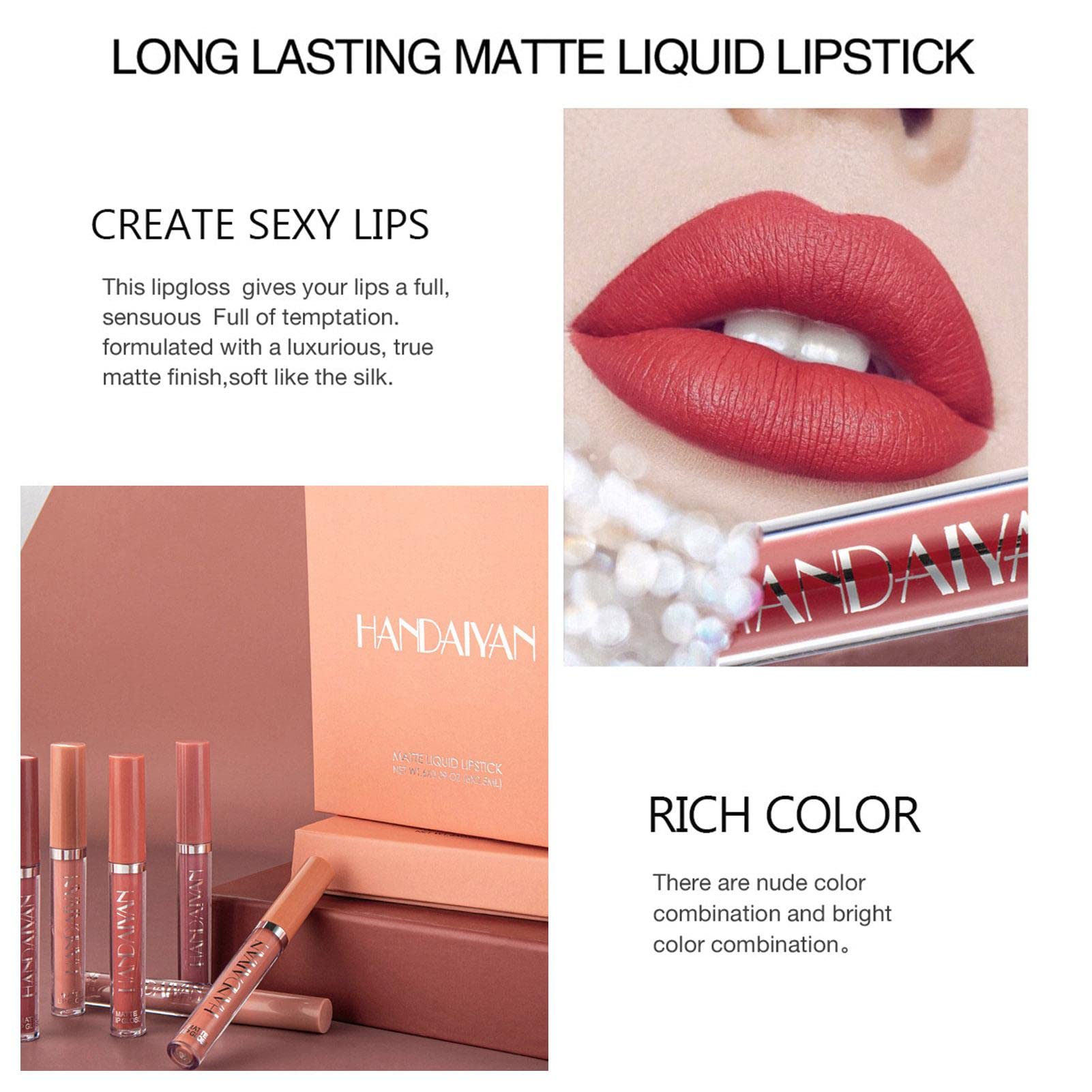 Amazon.co.jp: リップグロスセット ルージュミニ 口紅セット 女性向け