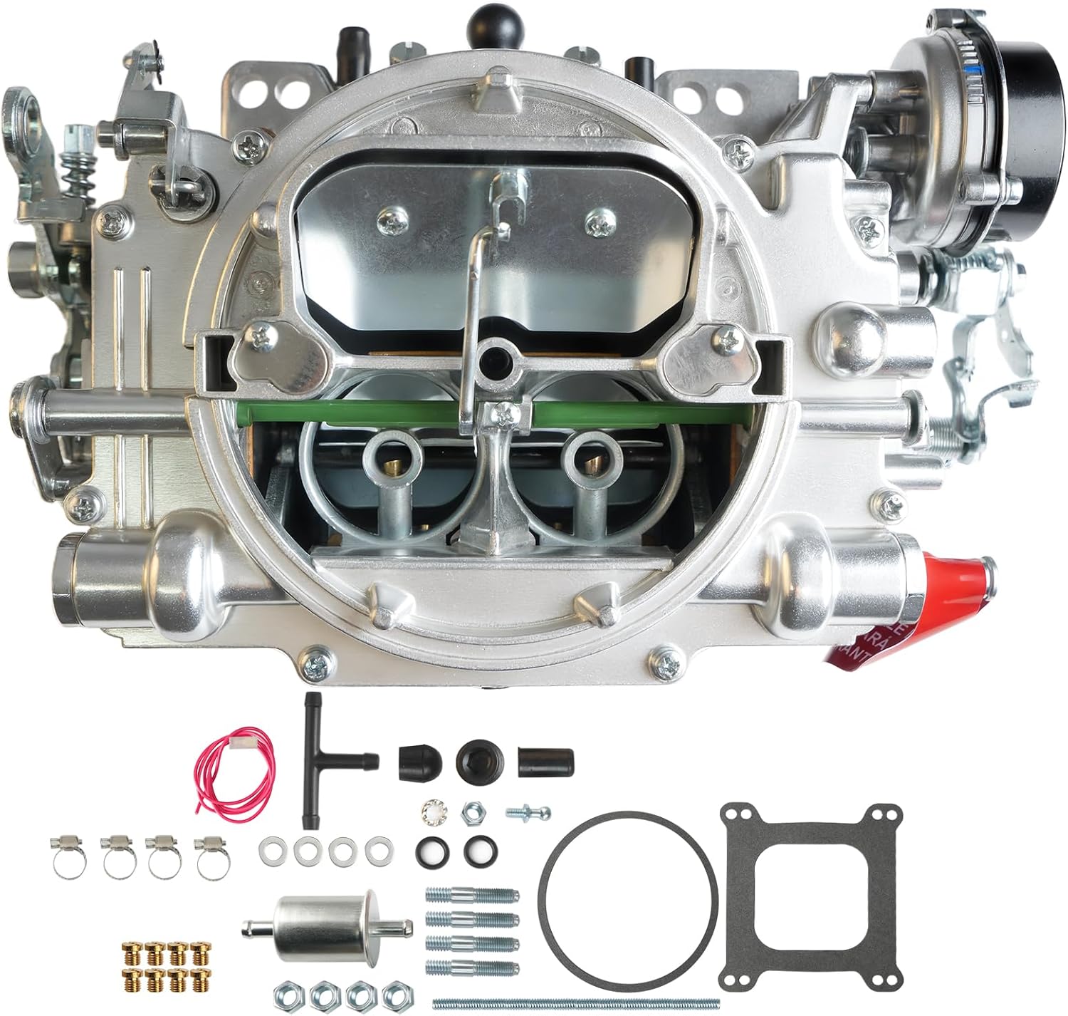 1411 750 CFM 4-cylinder carburetor with electric choke square flange single fuel inlet (non EGR)， Fit for Performer Series