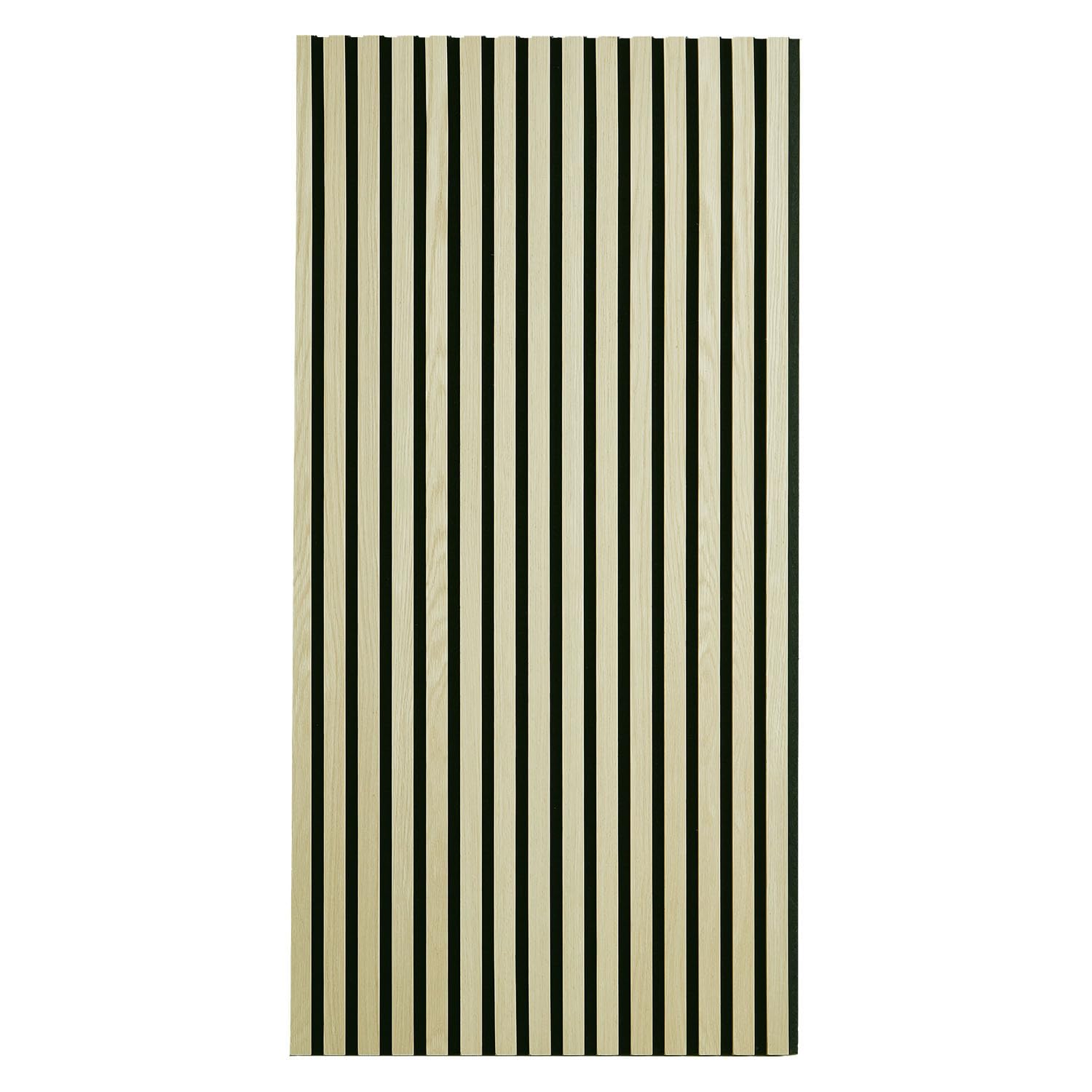 Homestyle4u Drewniane panele akustyczne, 120 x 60 cm, jasne panele ścienne, 4 panele, okładzina ścienna, wnętrze, panele dekoracyjne, MDF