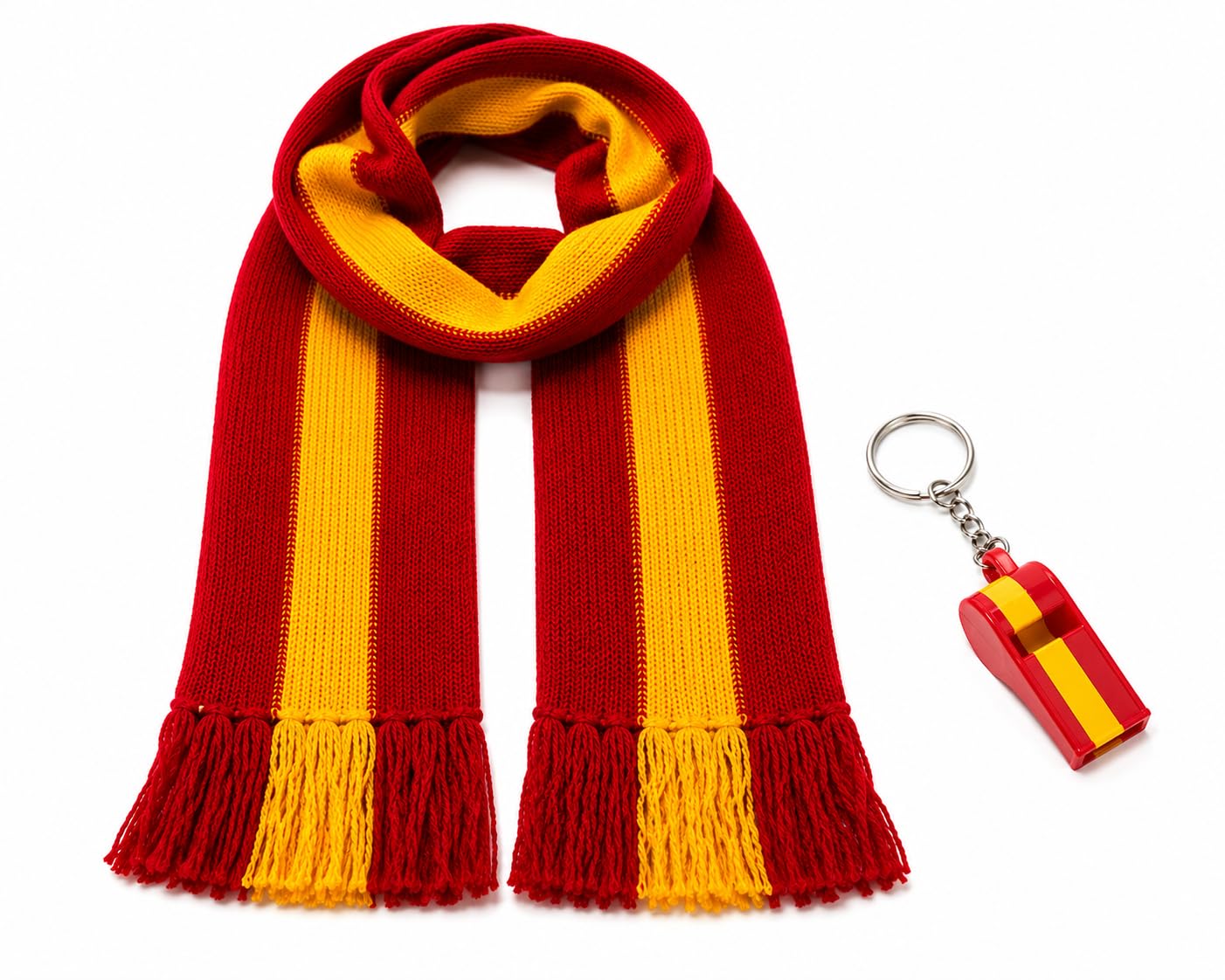 TVK Whistle and Red Yellow Scarf Muffler Combo Pack-image-22