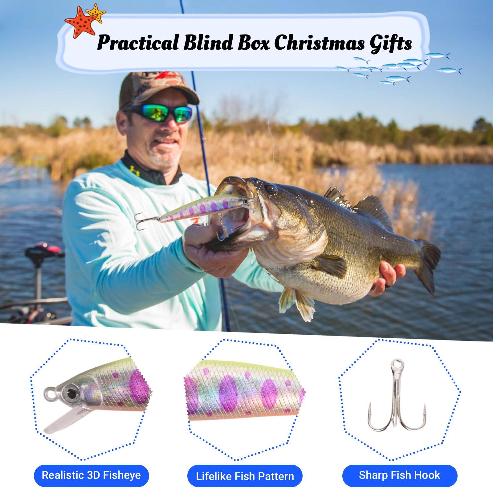 Fishing Advent Calendar 2025 for Men Fishing Lure Advent Calendar Men - Image 4
