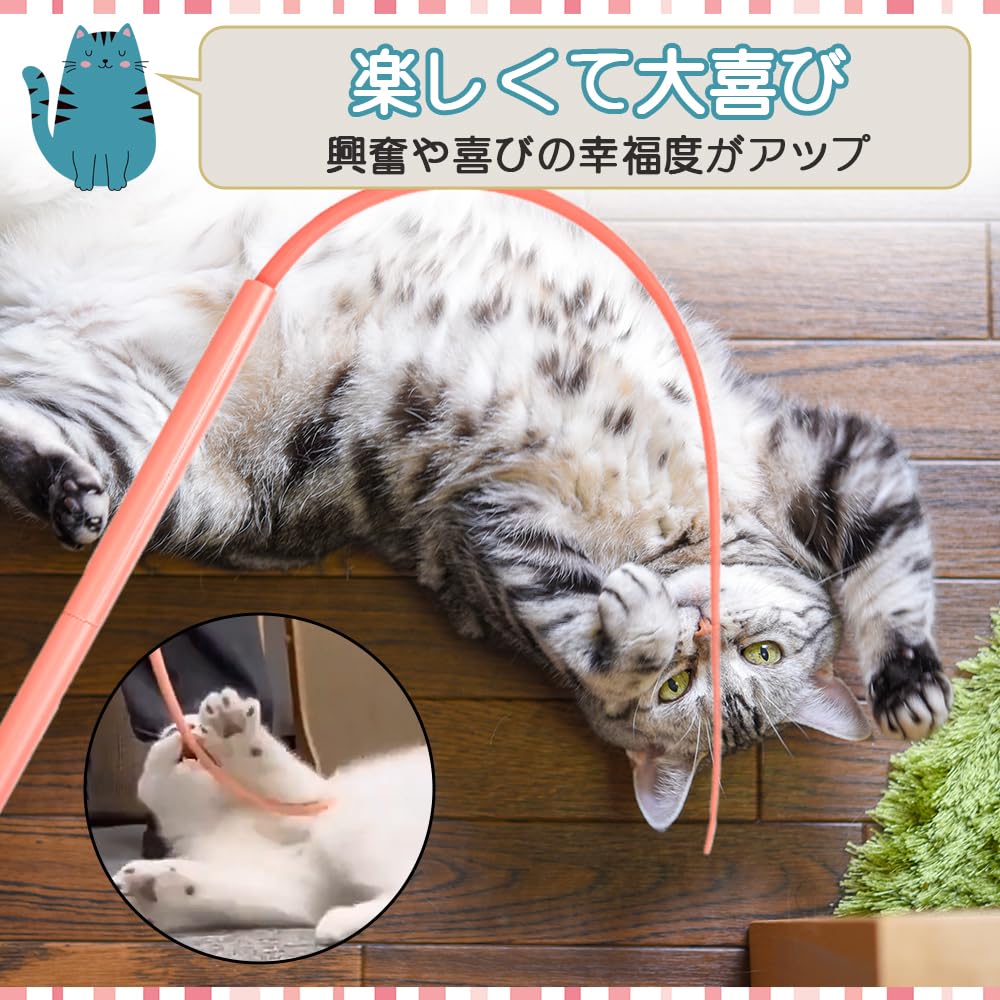 Amazon.co.jp: D-next 猫 おもちゃ 猫じゃらし 玩具 ネズミのしっぽ 取