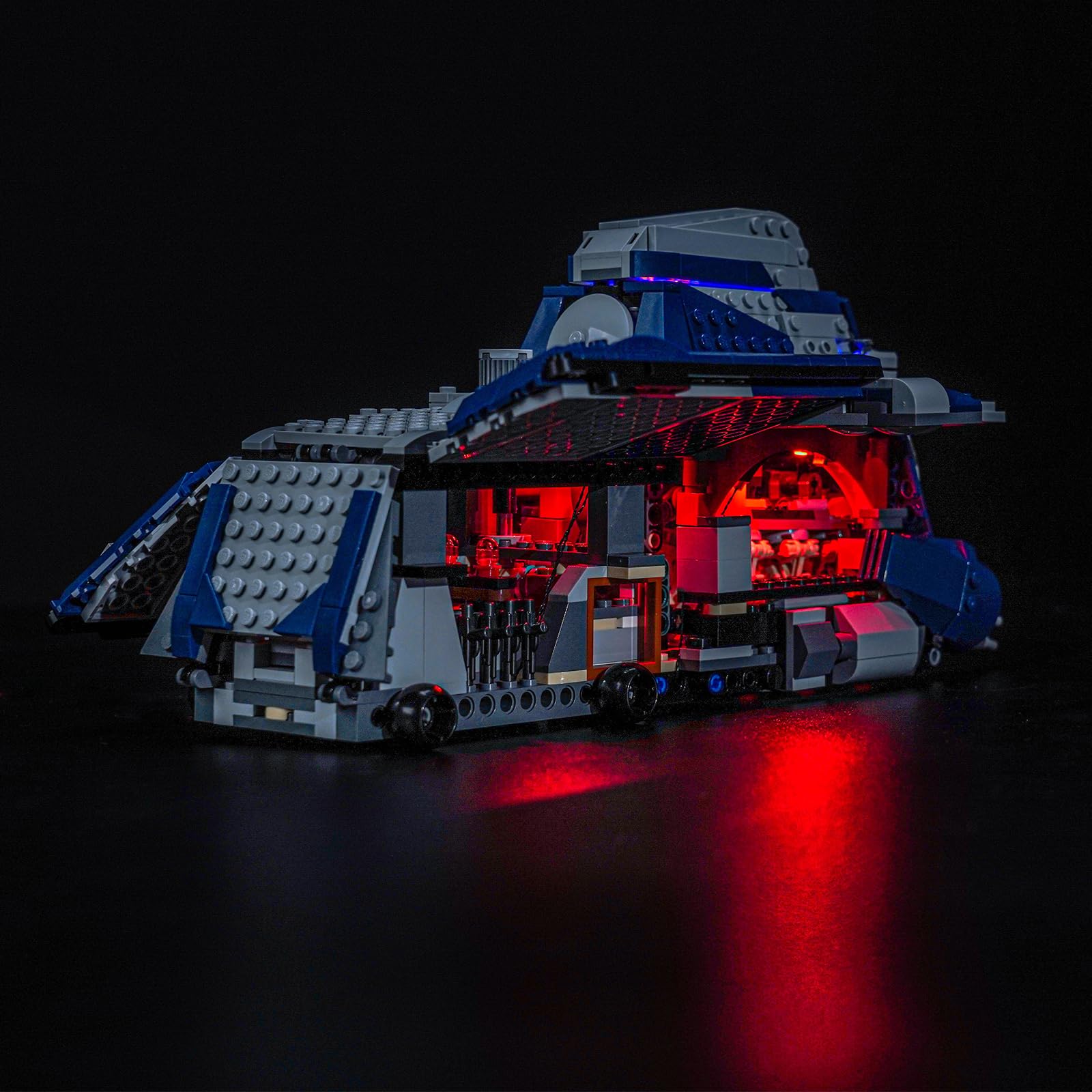 LocoLee Led Light Set Compatible with Lego 75435 Battle of Felucia Separatist MTT Led Decoration Lighting Kit Compatible with Lego 75435 Building Blocks Model,Only Lights Set,No Model - Image 3