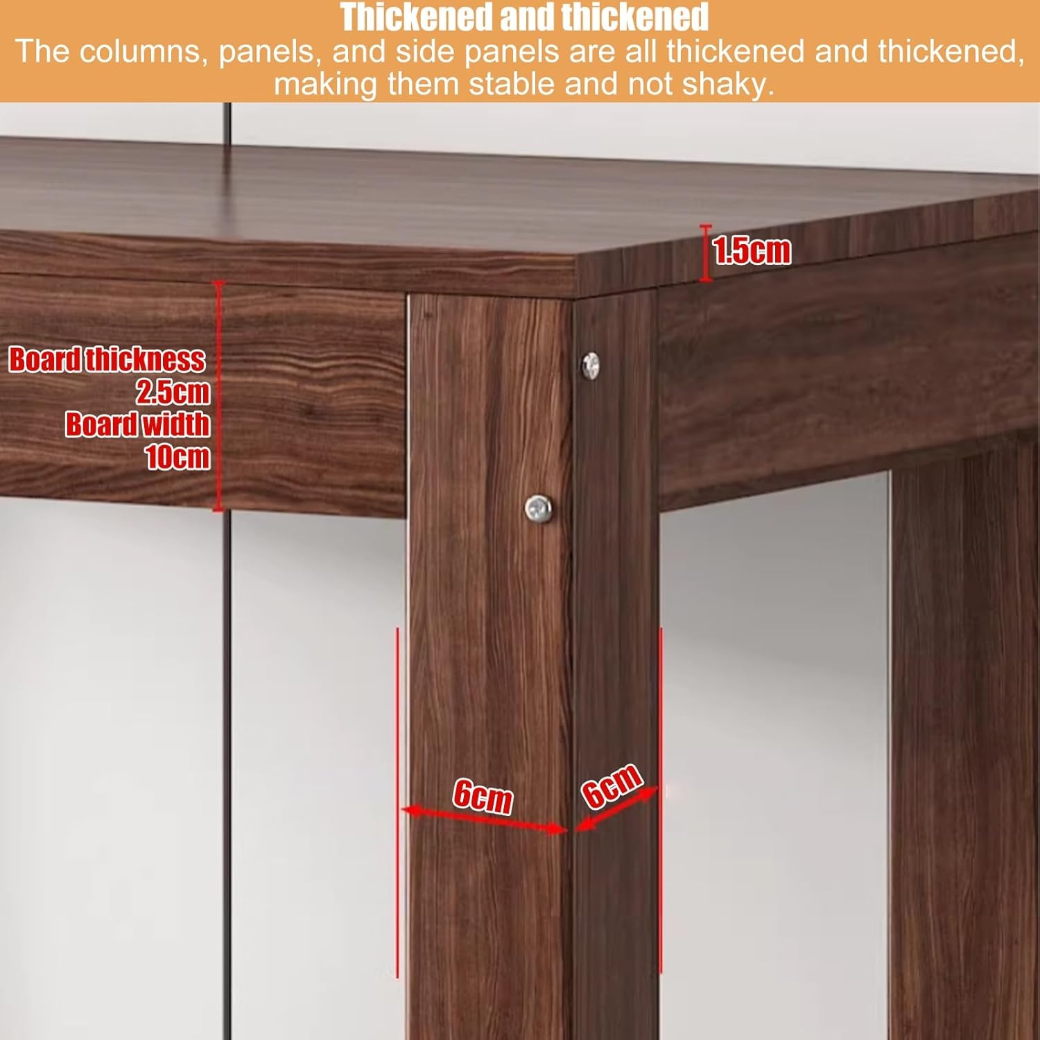 Solid Wood Aquarium Stand, Fish Tank Stand with Storage Double Storage Shelves, Heavy-Duty Fish Tank Stand, Fish Tank Rack Shelf for Home Office, Tank Not Included(50x30x71cm)