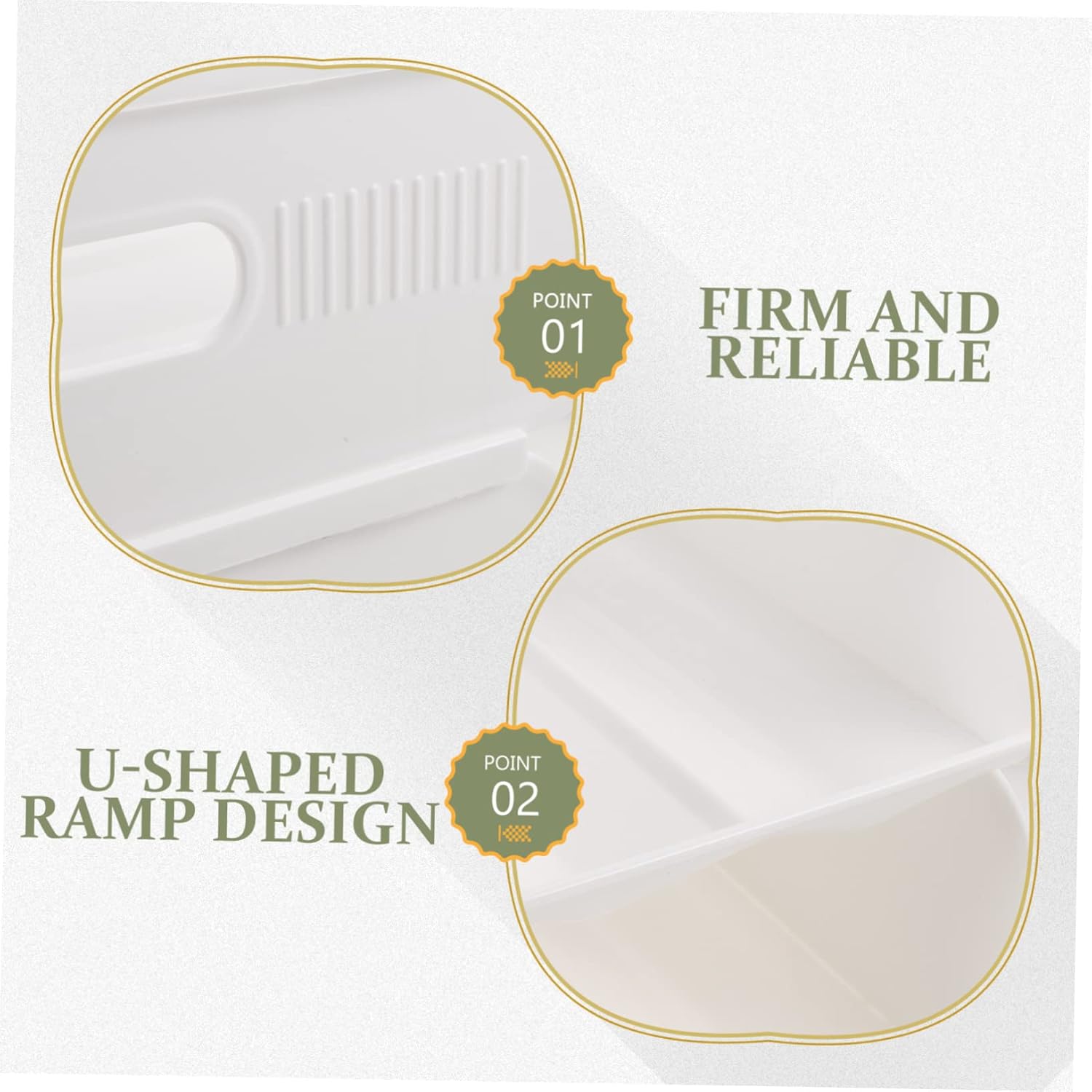 Egg Storage Box Lids Fridge Egg Organizer Containers for Refrigerator Rolling for Fridge Door