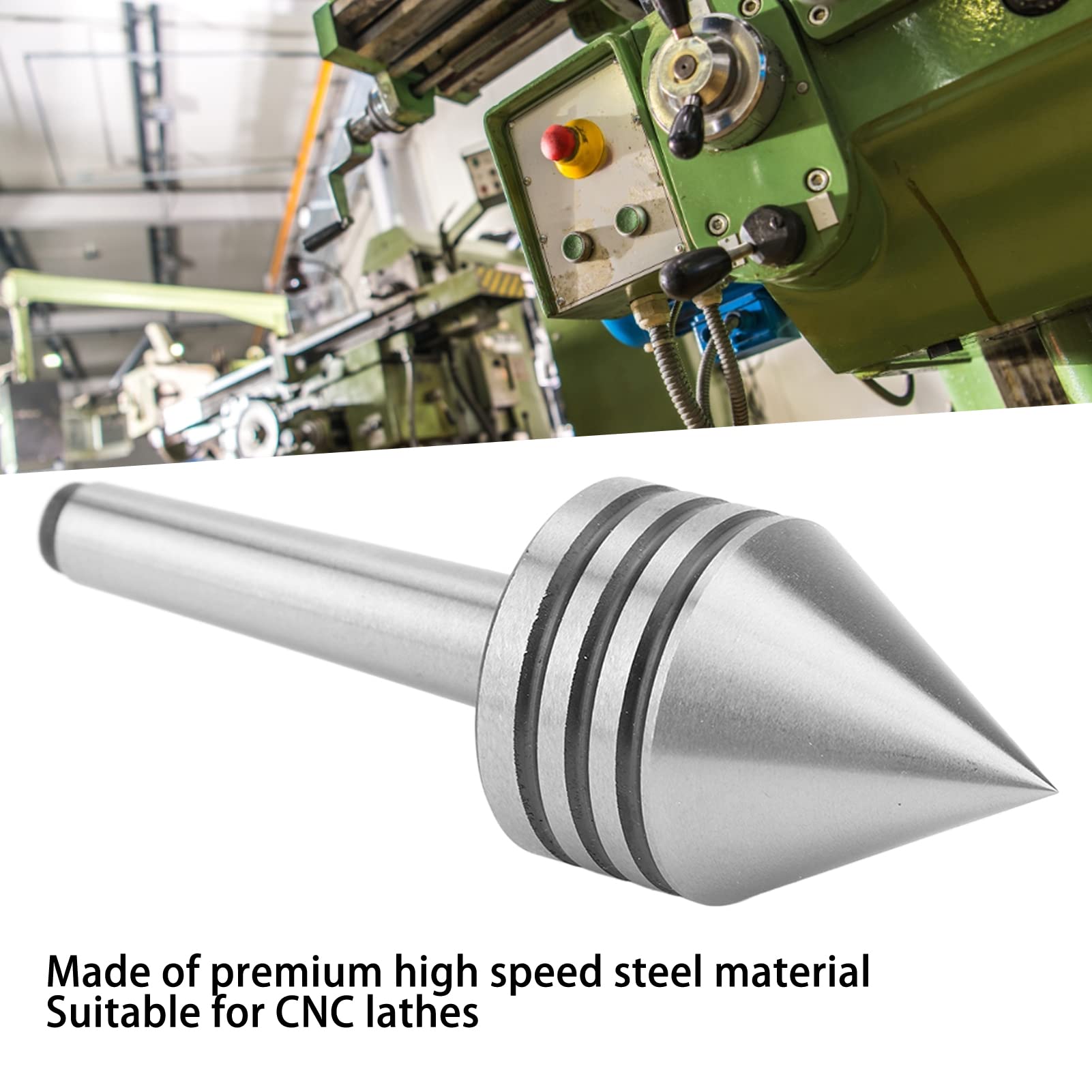 Live Center, MK2‑1 Slot Tornio Per Torni CNC Centro Cono Morse Per Torni Ad Alta Velocità - Foto 11