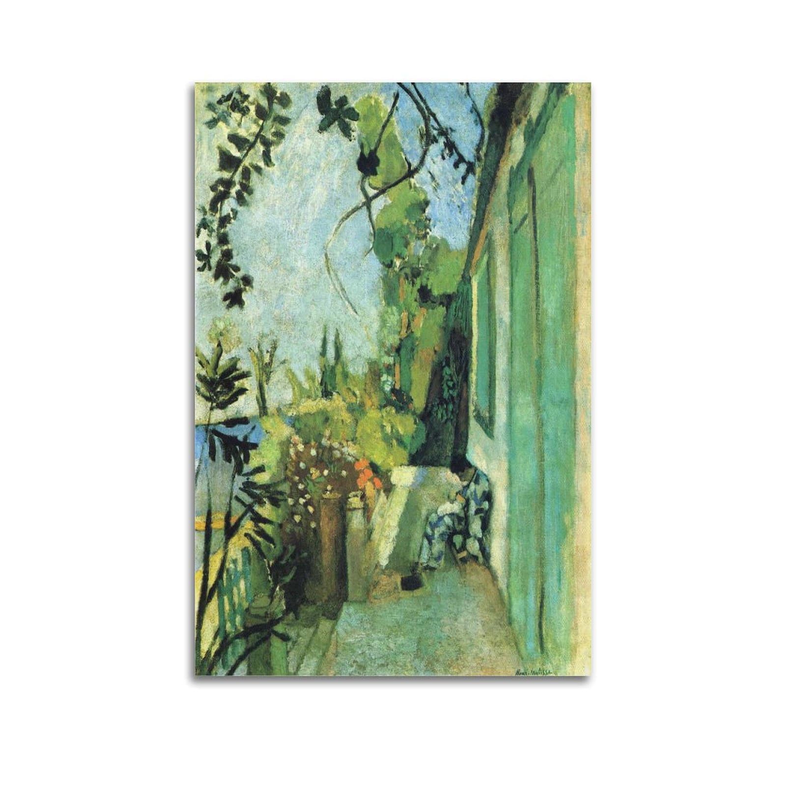 Kangzeng Unframe-Style Henri Matisse Painter Works (Windows) Art Posters Decorative Painting Canvas Wall Art Living Rooms Bedroom Painting 16X24inch(40X60cm)