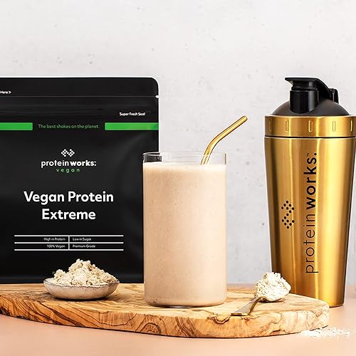 Protein Works Vegan Protein Extreme 1kg - 29g Plant Based Protein, Vitamin Blend, 28 Servings, Vanilla Cr Me | Buy Now With Express International Delivery - View #6