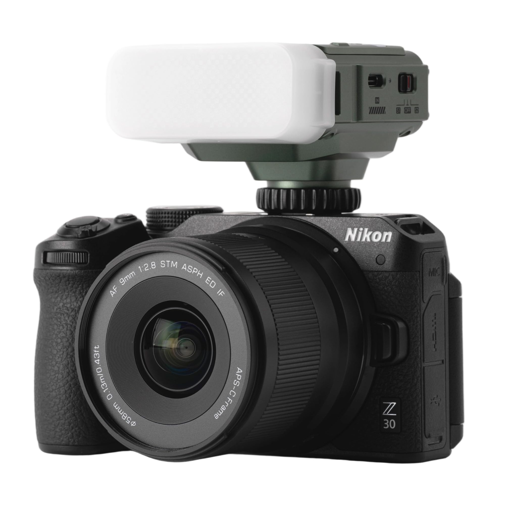 VILTROX TTL Flash Speedlite per Nikon Fotocamera,Mini Flash GN16 con 7 Livelli di Potenza,Batteria da 26W/s 1800mAh,1 tempo di richiamo,Controllo Ottico S1/S2Compatibile con Nikon,Grigio(Z3-N)