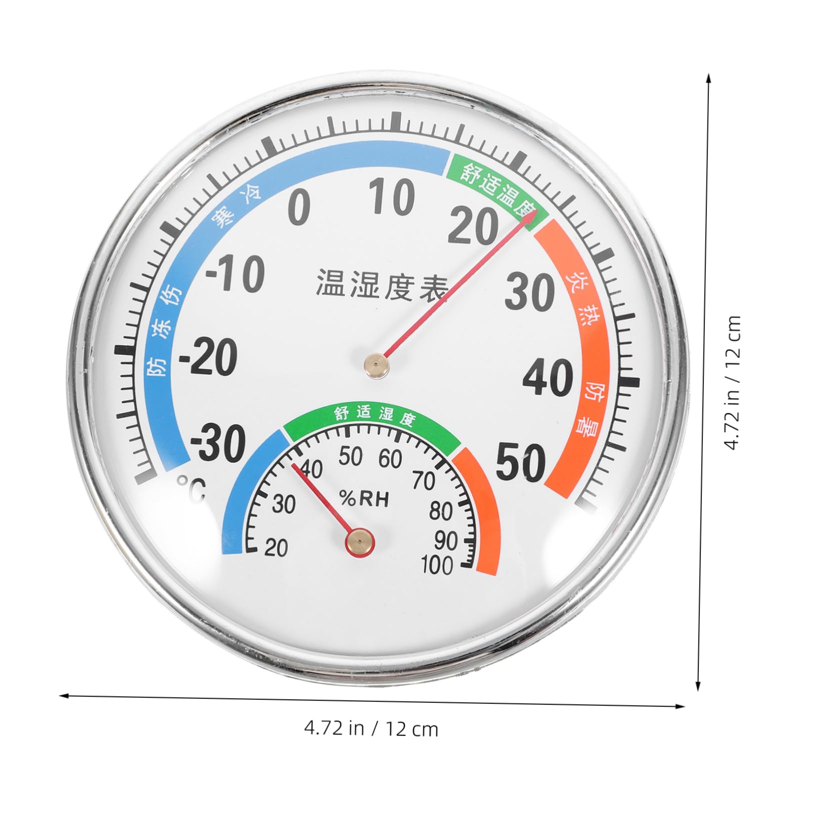 Balacoo Reptile Pet Thermometer and Hygrometer Dual Reading Accurate Temperature and Humidity Monitoring Space-Saving Design for Cages
