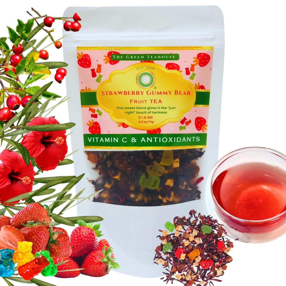 Amazon.com: Strawberry Gummy Bear Loose Leaf Tea, 2.5 OZ