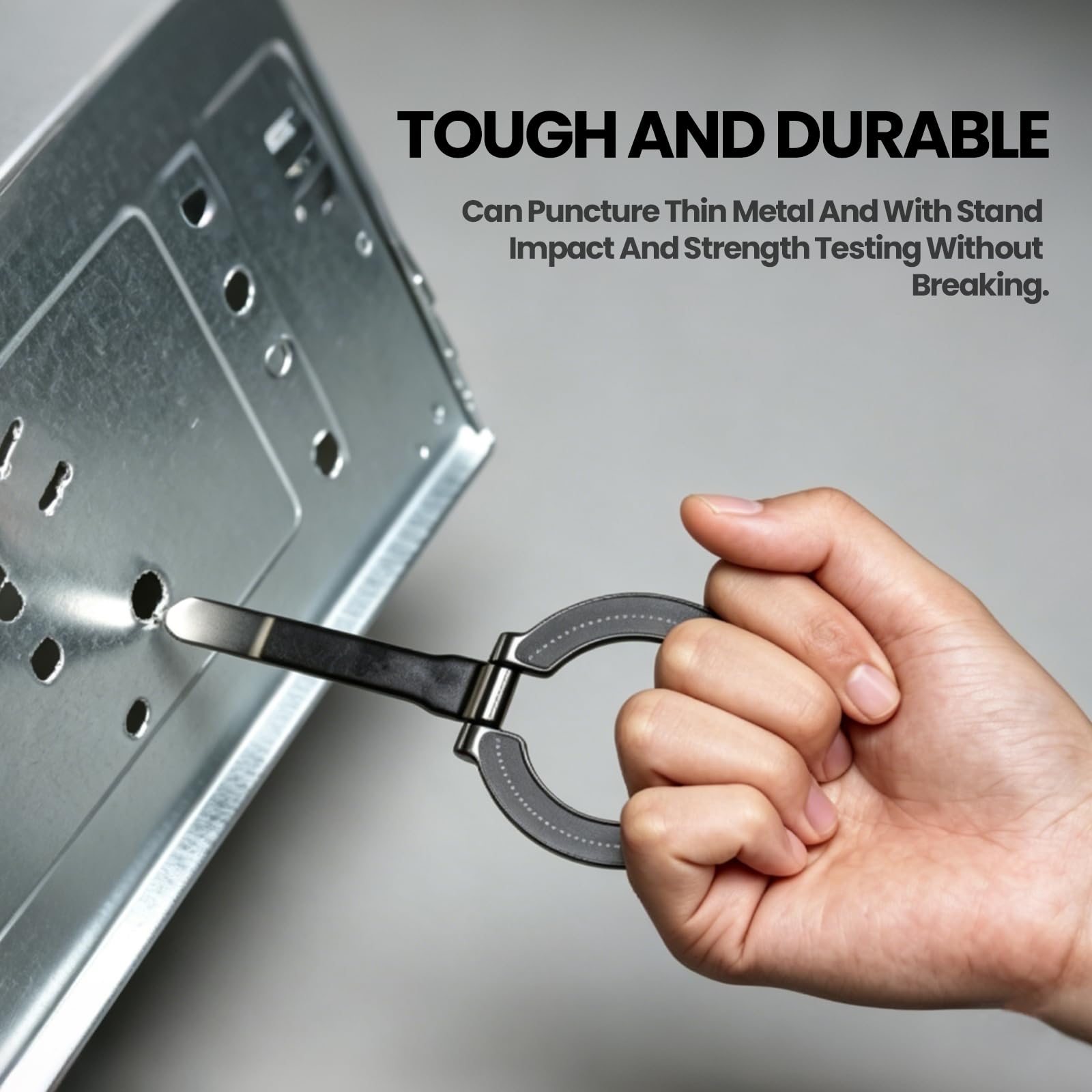 Soporte magnético para teléfono MagSafe, soporte plegable ajustable con imán fuerte, soporte de escritorio de metal, soporte magnético para herramientas con clip para cinturón, soporte de teléfono