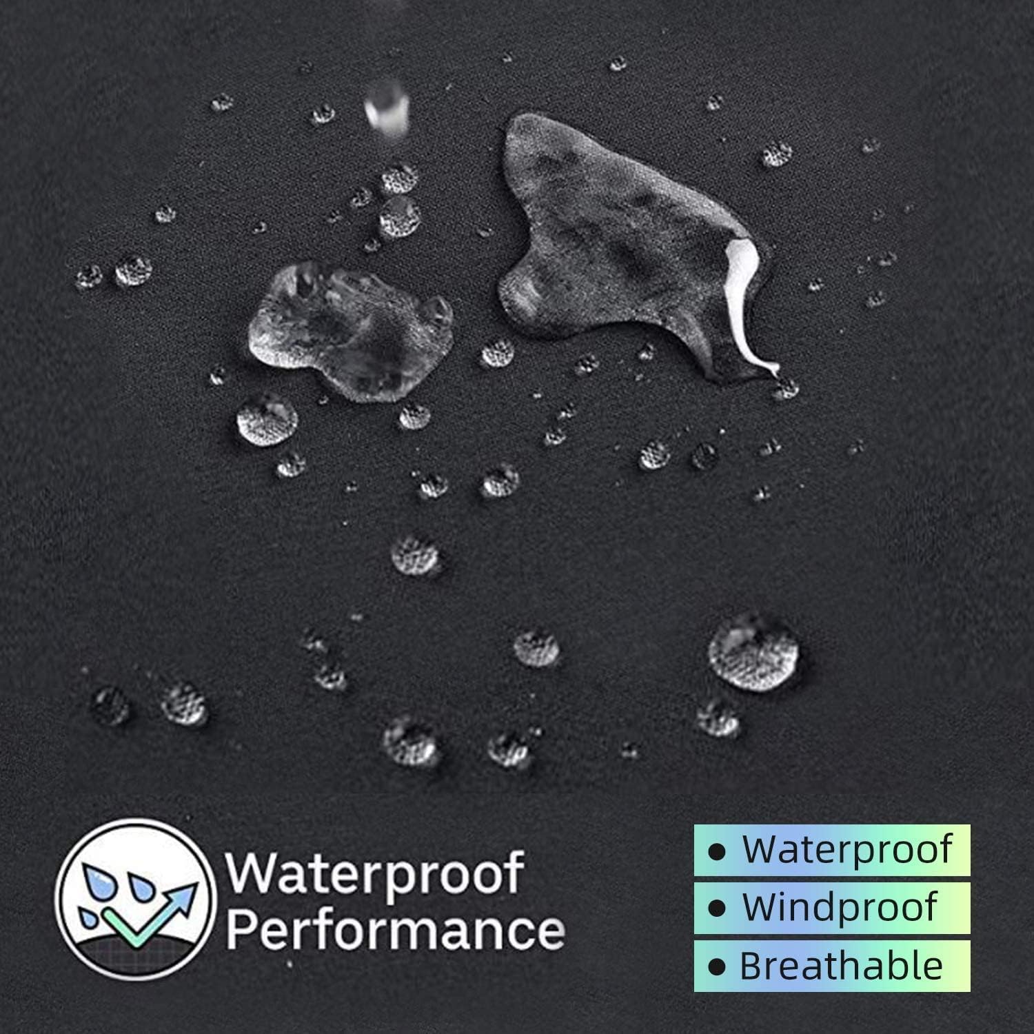 JOMLUN Women's Softshell Pants Fleece Lined Hiking Insulated Outdoor Ski Pants Waterproof Warm Trouser Winter - Image 7