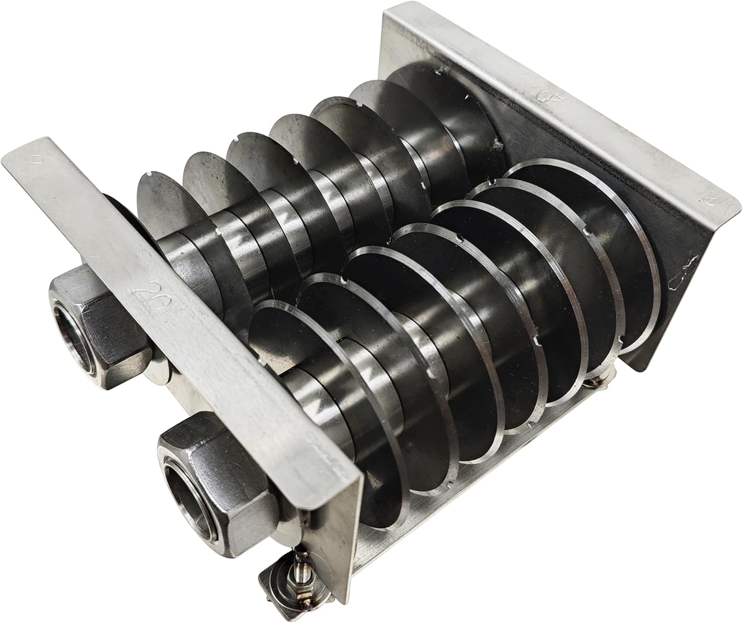 TECHTONGDA 20mm Blade Stainless Steel Blade Set for Commercial Meat Slicer Cutter Grinder TJ130L QE QH QSJ-A TJ-130L-B