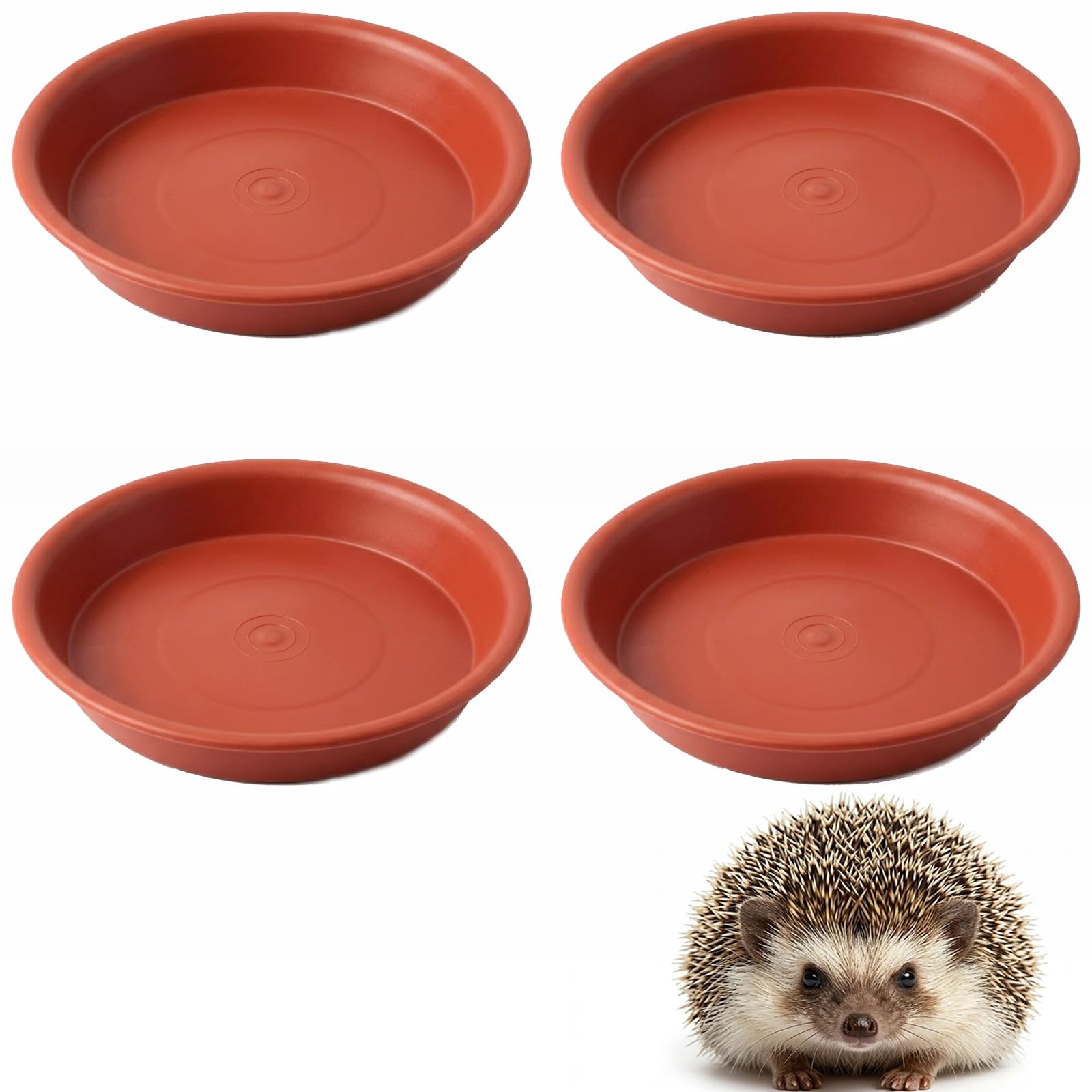 4 Pcs Hedgehog Feeding Bowl, Hedgehog Bird Food Water Bowl Station
