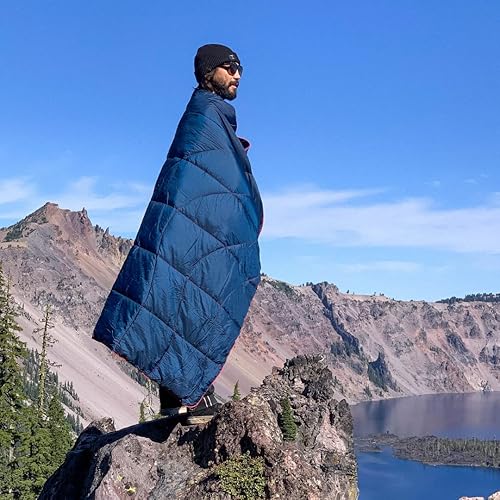 Miniatura 6 de Rumpl The NanoLoft - Manta hinchada  Manta de campamento para interiores y exteriores para viajes, picnic, viajes a la playa, conciertos  52 x 75