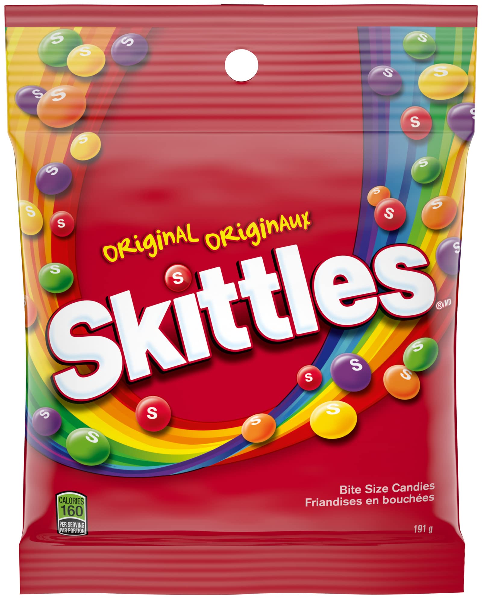 Skittles Original Candy (191g/6.7oz.) (Pack of 3), Imported from Canada)