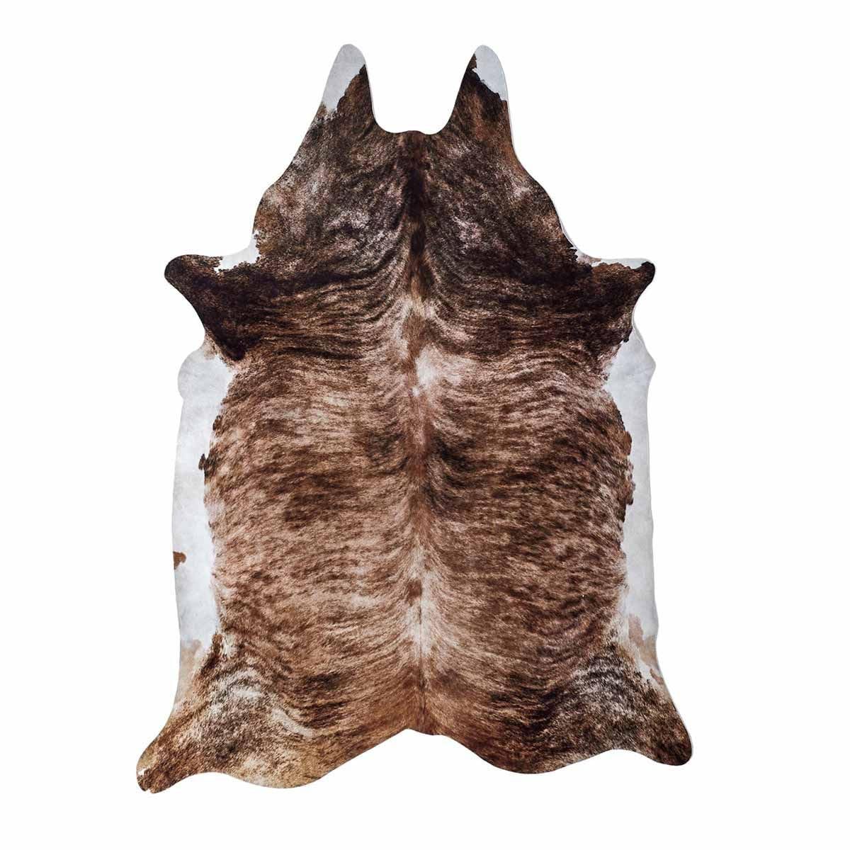 Paris Prix Tapis Peau de Vache Imitation 120x158cm Marron
