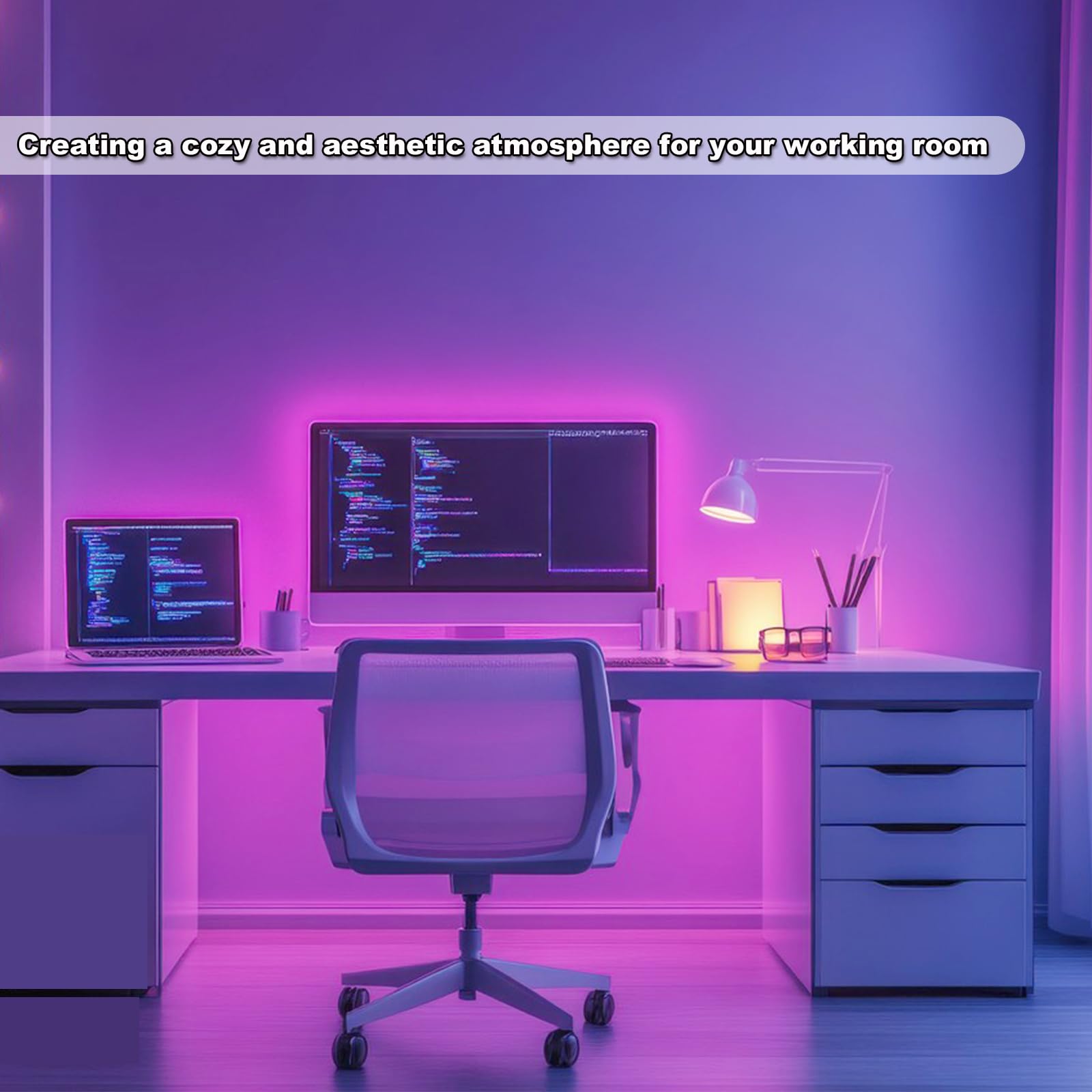 Tira LED rosa USB 5V 5m pequeña tira de luz COB regulable con regulador de intensidad USB para dormitorio, configuración de juegos, manualidades, retroiluminación