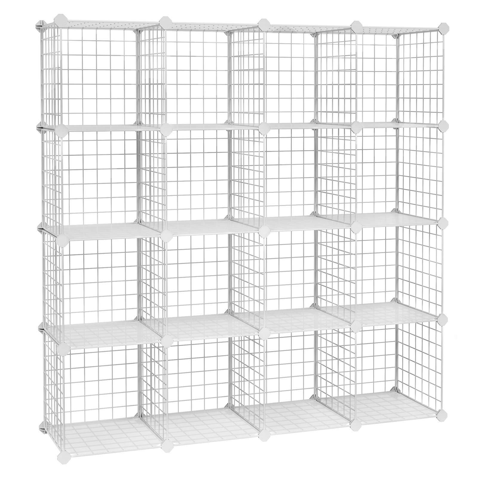 メタルラック ワイヤー収納ラック収納棚 ワイヤーボックス DIY可能 16