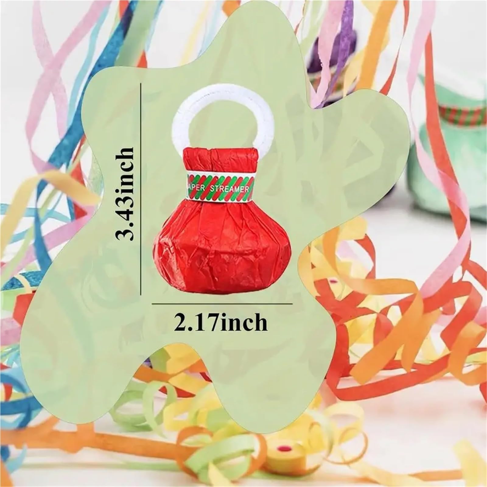 Party Confetti Poppers Handthrow 40 sztuk papier bez bałaganu rocznica ślubu