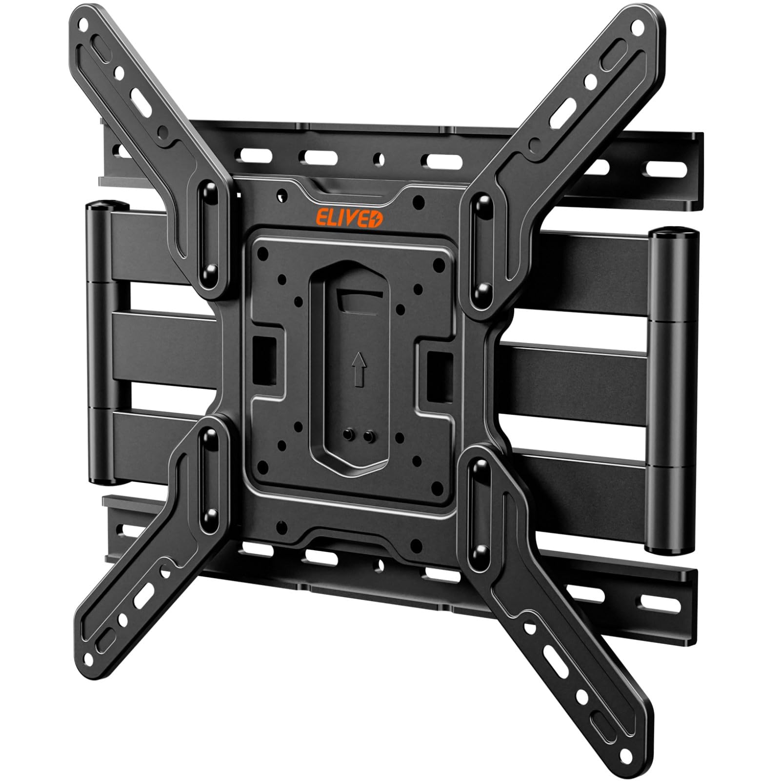 ELIVED Ultra Slim TV Wall Mount for Most 26-60 Inch tvs, Low Profile TV Mount, Full Moiton Wall Mount Bracket Swivel and Tilt, Max VESA 400x400mm,