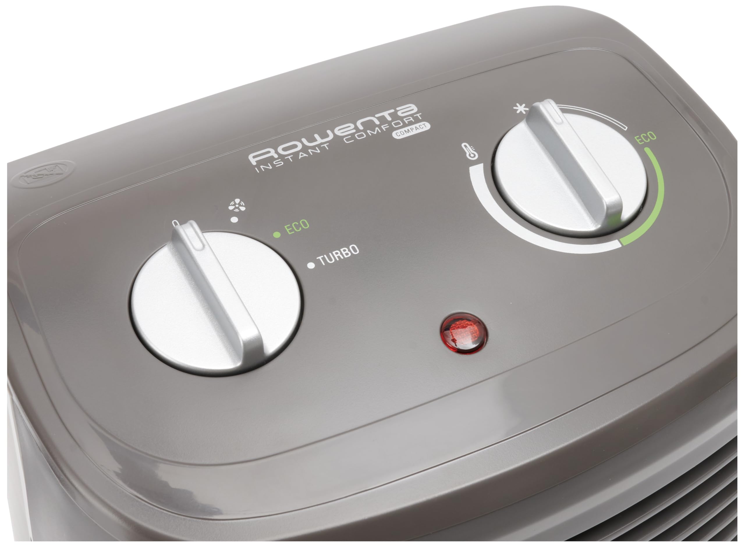 Rowenta Instant Comfort Compact Termoventilatore personale, Modalità 2Power, Silenzioso, Compatto, Facile da trasportare e riporre, Spegnimento automatico di sicurezza SO2320F2