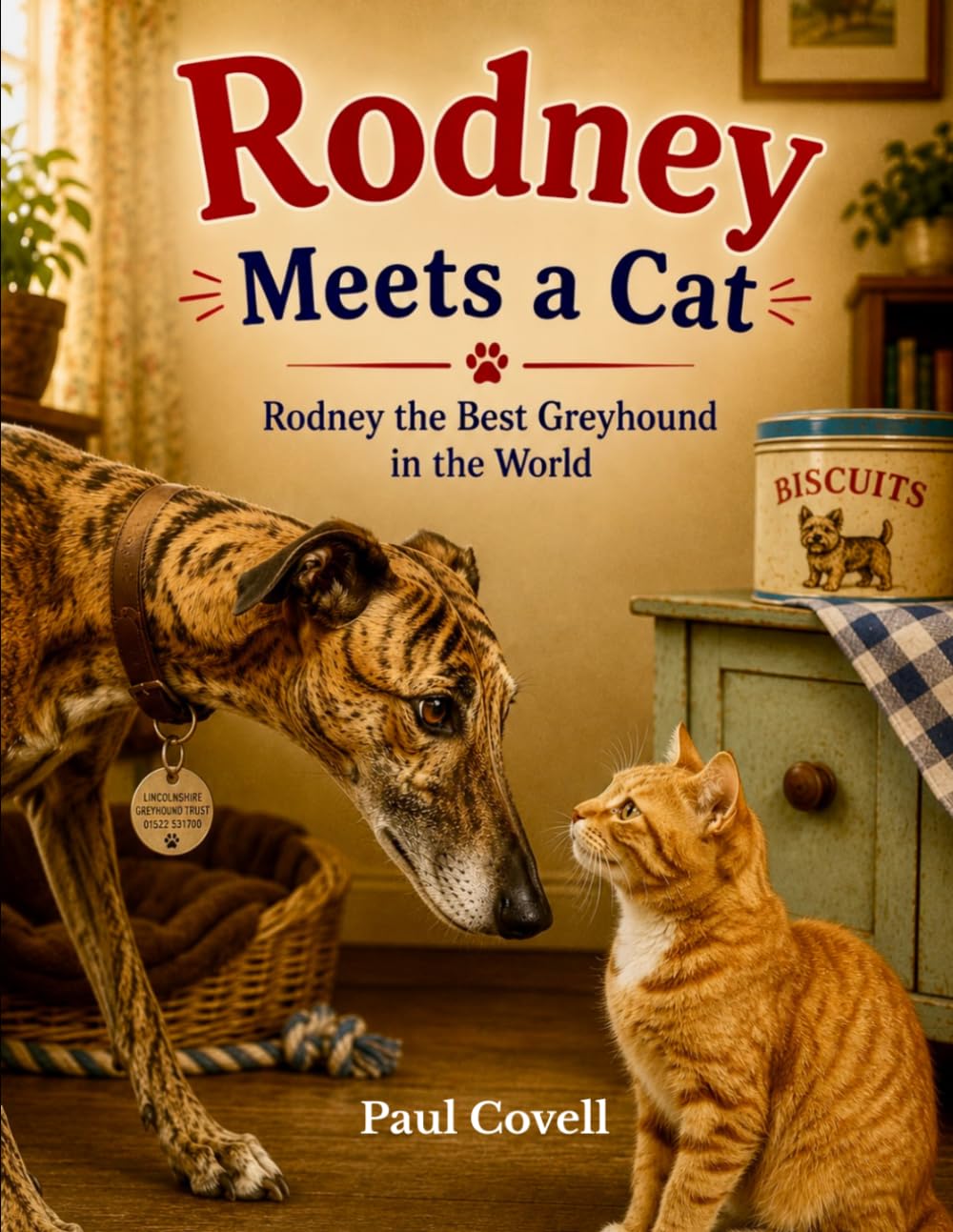 Rodney Meets a Cat: Book Seven in the Series (Rodney the Best Greyhound in the World)