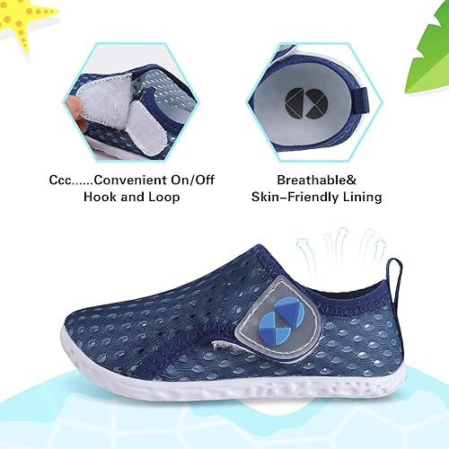 Miniatura 3 de Centipede Demon Zapatos de agua para niños y niñas, calcetines acuáticos descalzos para natación, playa, calcetines de verano, transpirables, de