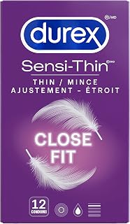 DUREX® Sensi-Thin, Condoms, Ultra-Thin, Close Fit, 12ct