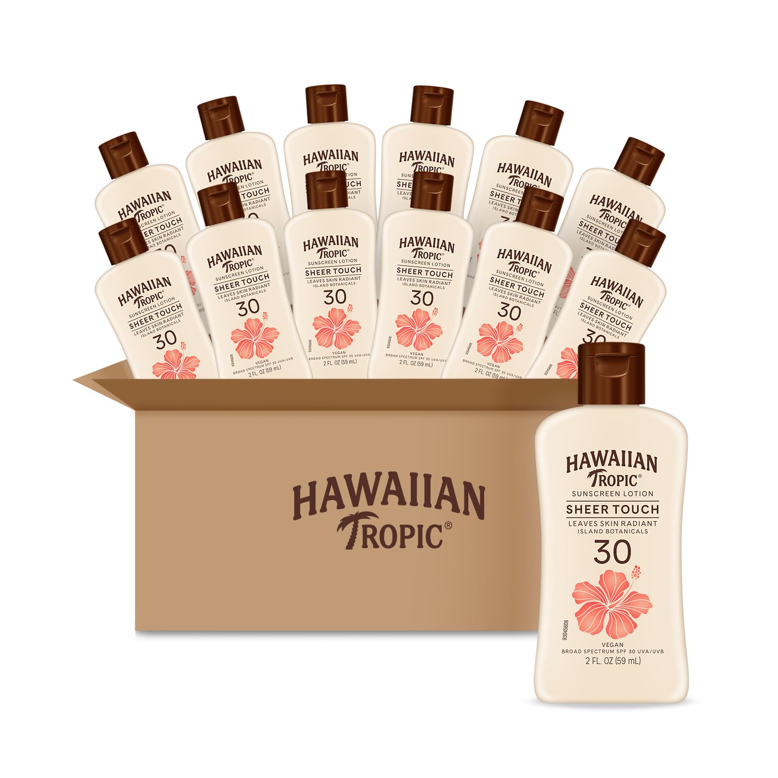 Hawaiian Tropic Sheer SPF30 12pk