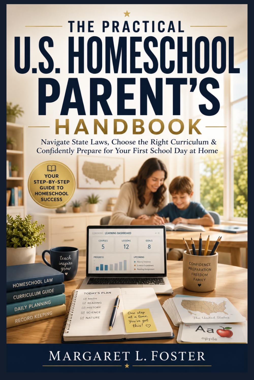 The Practical U.S. Homeschool Parent’s Handbook: Navigate State Laws, Choose the Right Curriculum & Confidently Prepare for Your First School Day at Home