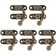 Biaungdo 5pcs Swing Bag Clasp Closure Lock Latch, Bronze Tone, Style 3