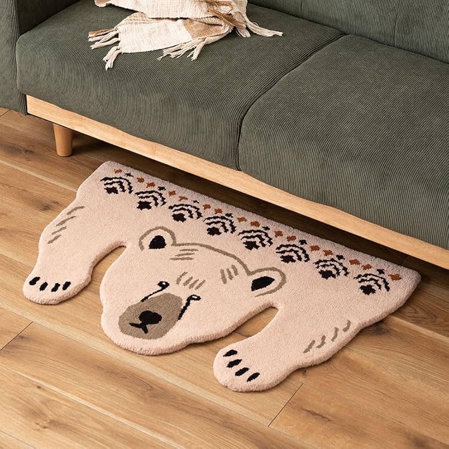 Amazon｜アニマルラグ セパレート 東谷 FAB-011C クマ