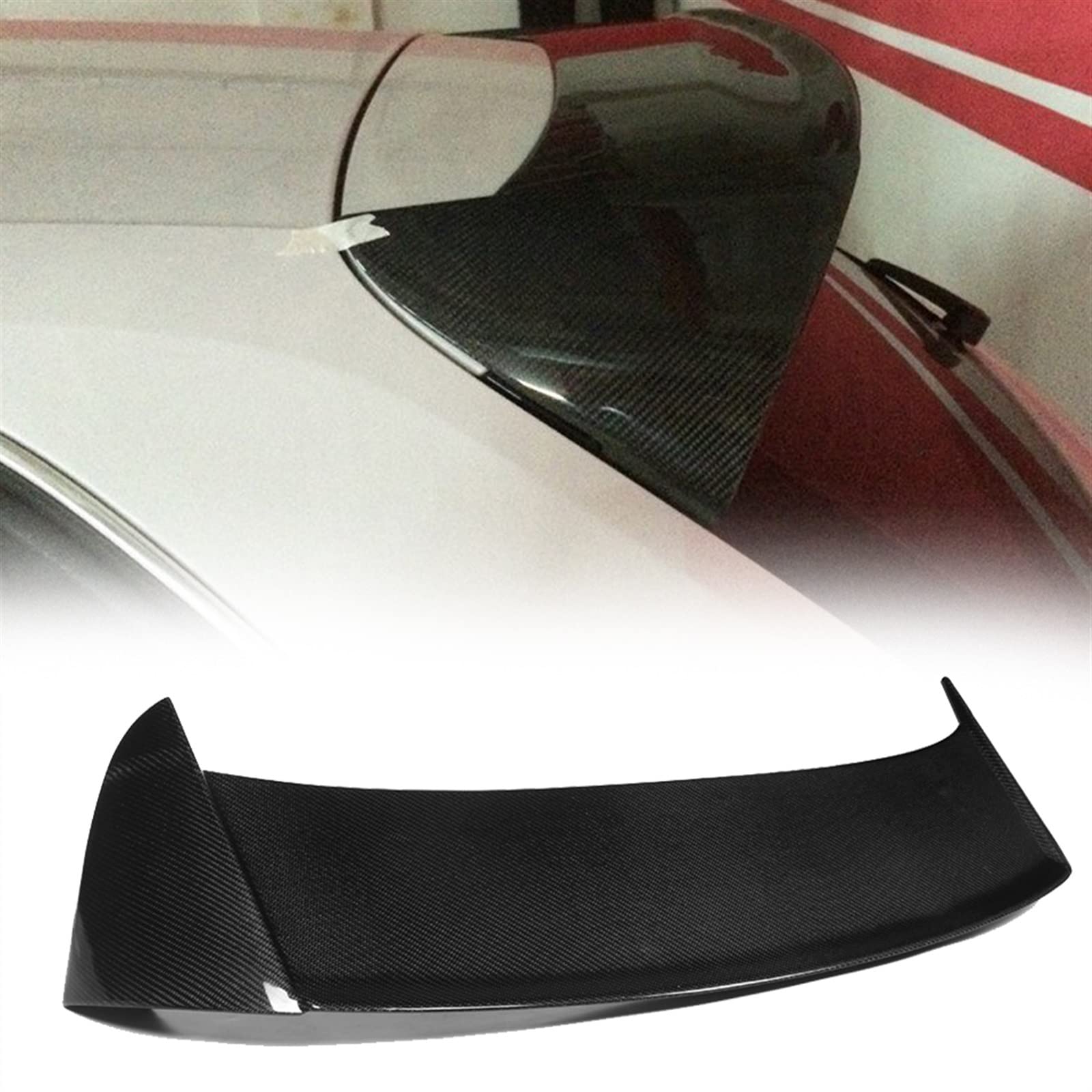 Aileron de toit arrière aérodynamique en véritable carbone pour Audi A3 Hayon 2014-2016