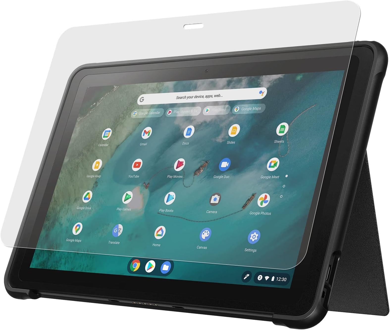 Protection écran Verre Hybride 9H Pour Asus Chromebook Detachable CZ1 (modèle CZ10000)