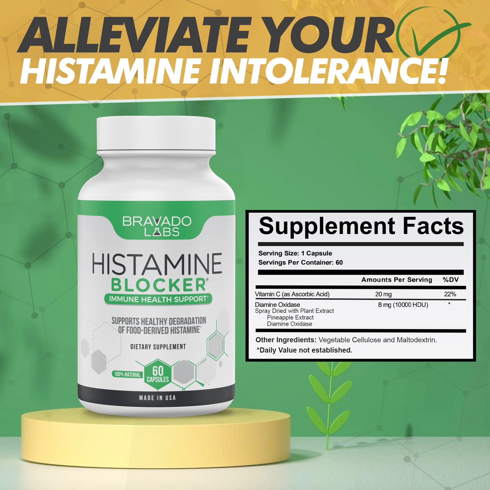 Bravado Labs Premium Histamine Block Supplement
