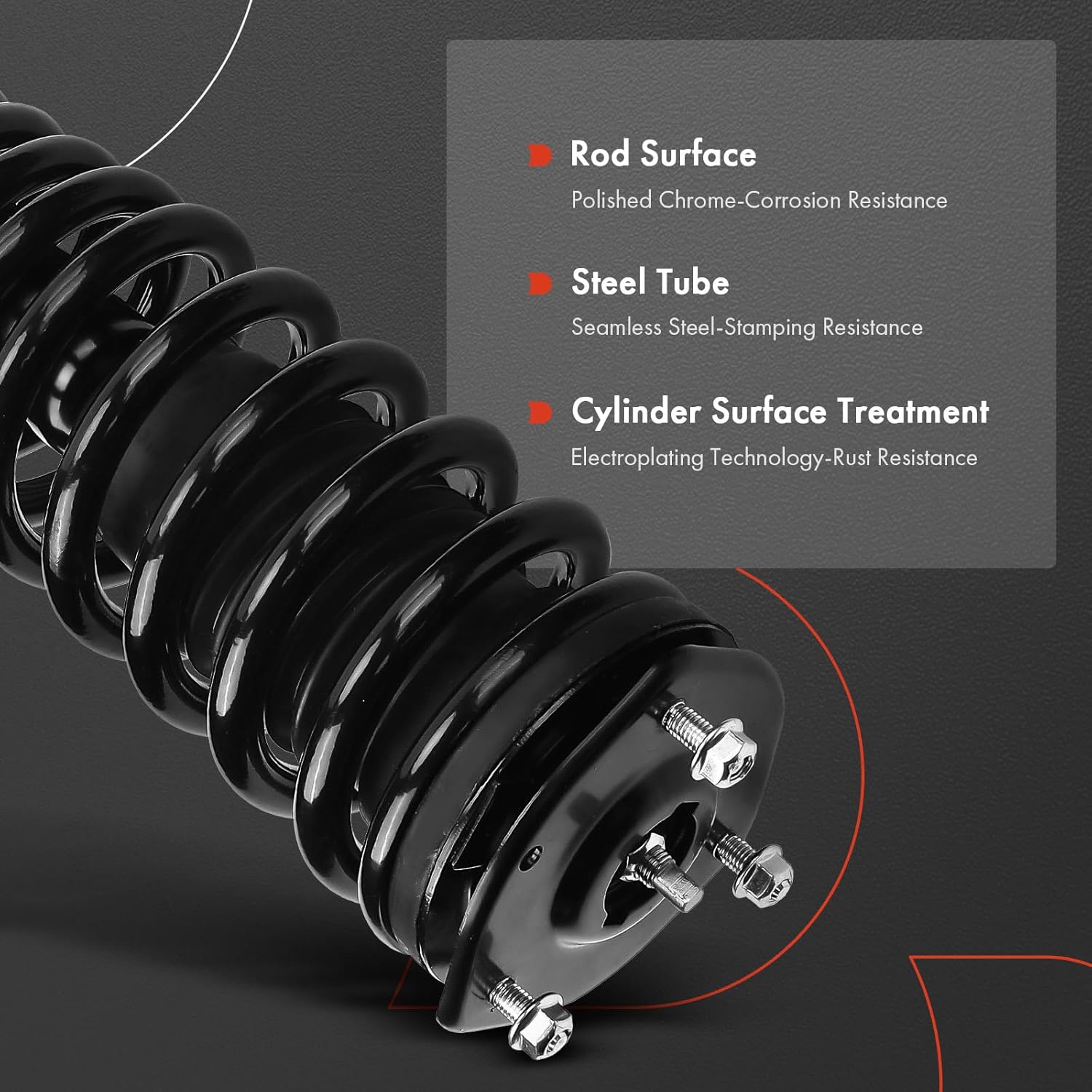 A-Premium Front Strut Assembly Compatible with Ford Fusion 2006-2009 & Lincoln MKZ 2007-2009 & Mercury Milan 2006-2009 - 2x Replacement Suspension Complete Strut Shock Absorber with Coil Spring