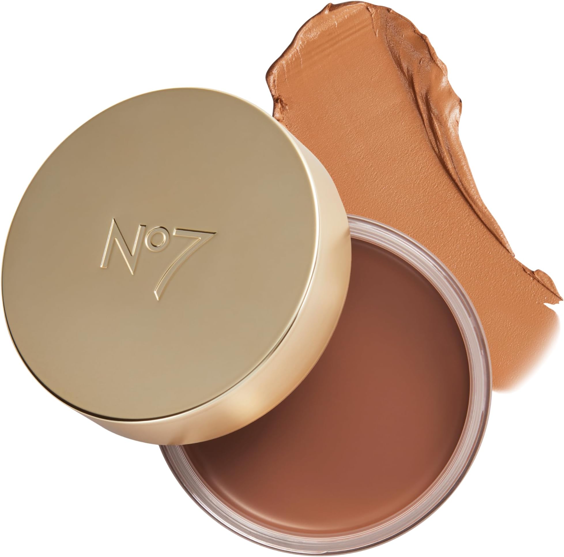 No7 Pro Artist Soft Glow Cream Bronzer Makeup - Blendable Bronzer Cream with a Lightweight Formula - Customizable Face Makeup for a Natural, Sun-Kissed Glow - Light (1.26 Oz)