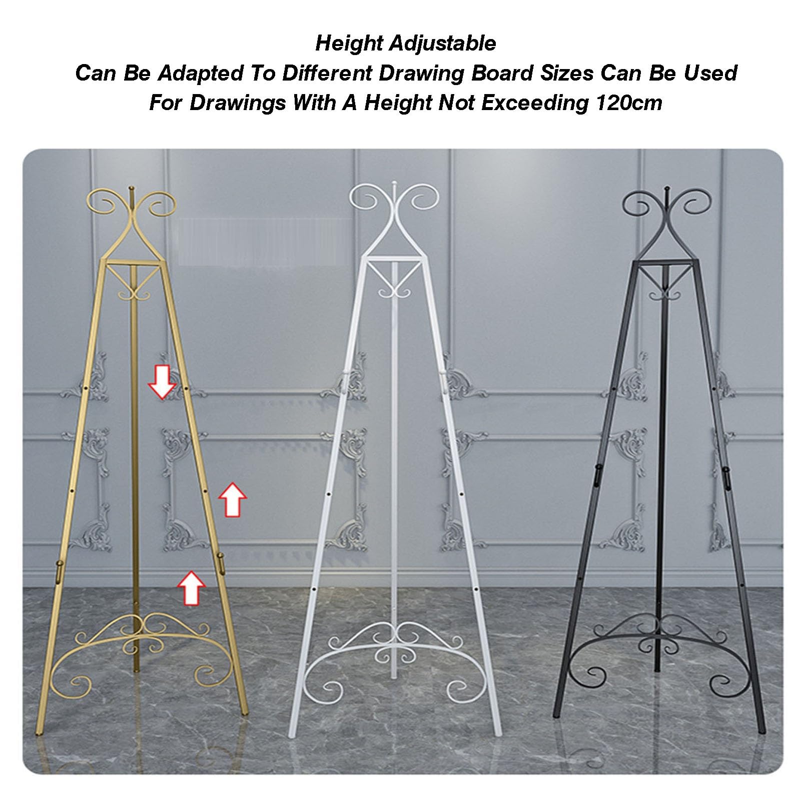 Soporte De Exhibición Caballete Ajustable,Lona Y Póster Portátiles