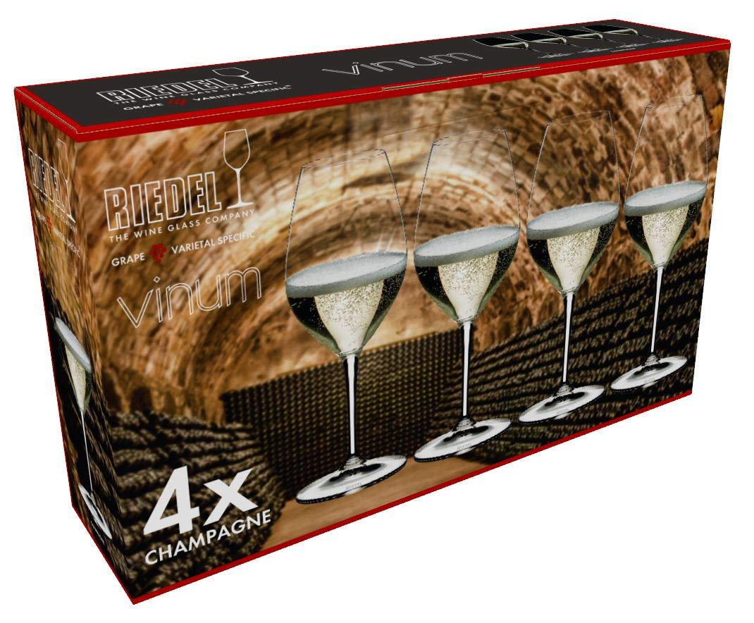 RIEDEL Vinum Champagner Weinglas 4er Set