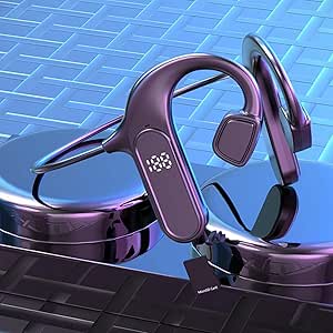 New Wireless Bone Conduction Headphones Bluetooth 5.2 Sports Earphones Open Ear Headphones with Built-in Mic,Sweat Resistant Headset for Running,Cycling,Hiking, Driving asin的图片